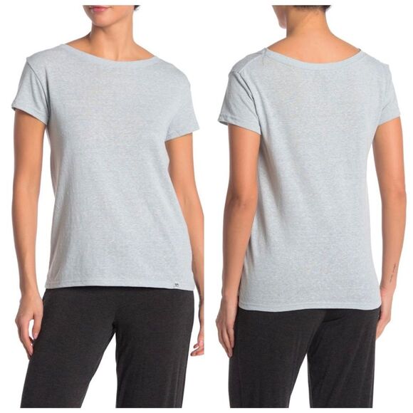 Joe’s Jeans Tee Wide Neckline Salt Water Blue Size Small - Picture 12 of 12